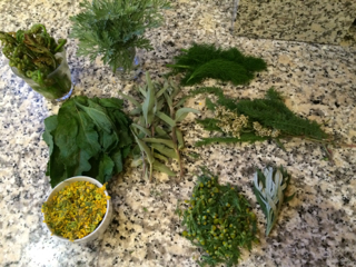 mustard, yarrow, mugwort, onions, and more