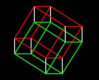 opposite facets of 4-cube