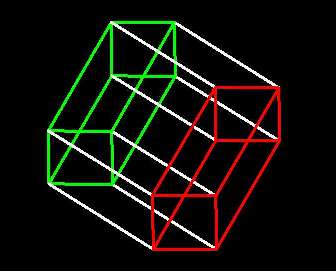 opposite facets of 4-cube