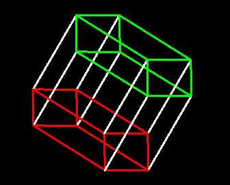 opposite facets of 4-cube