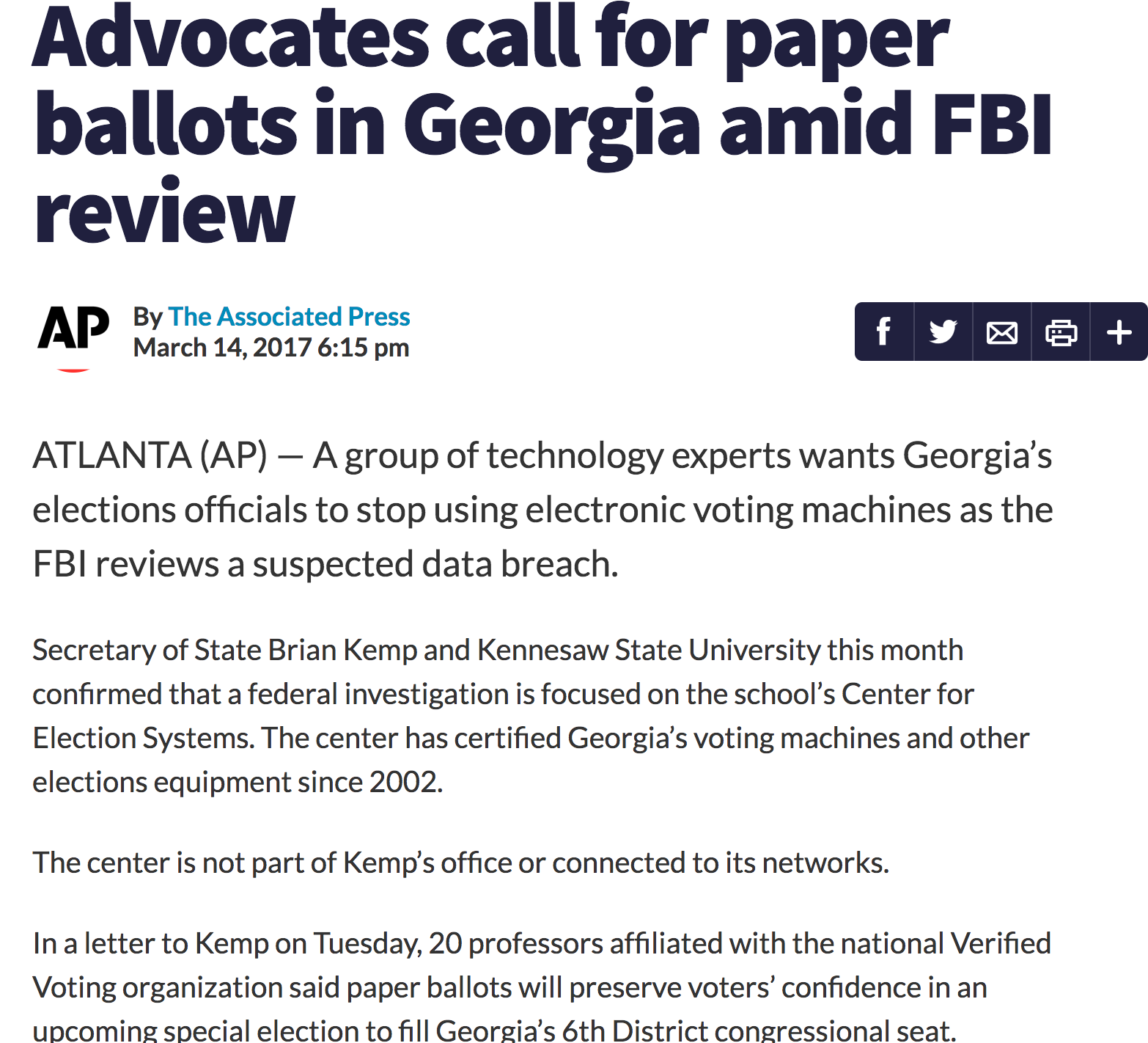 GA call for paper