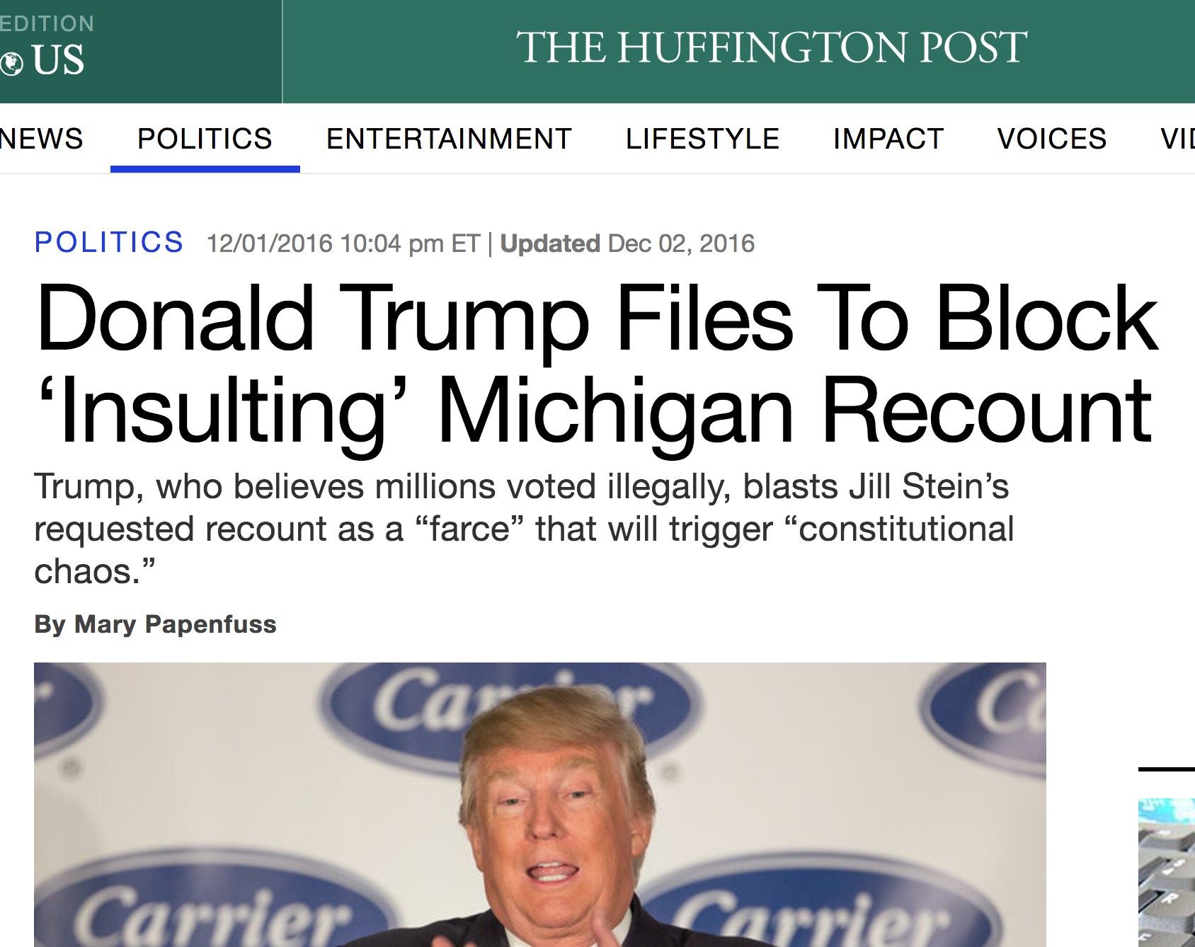 Trump legal challenge