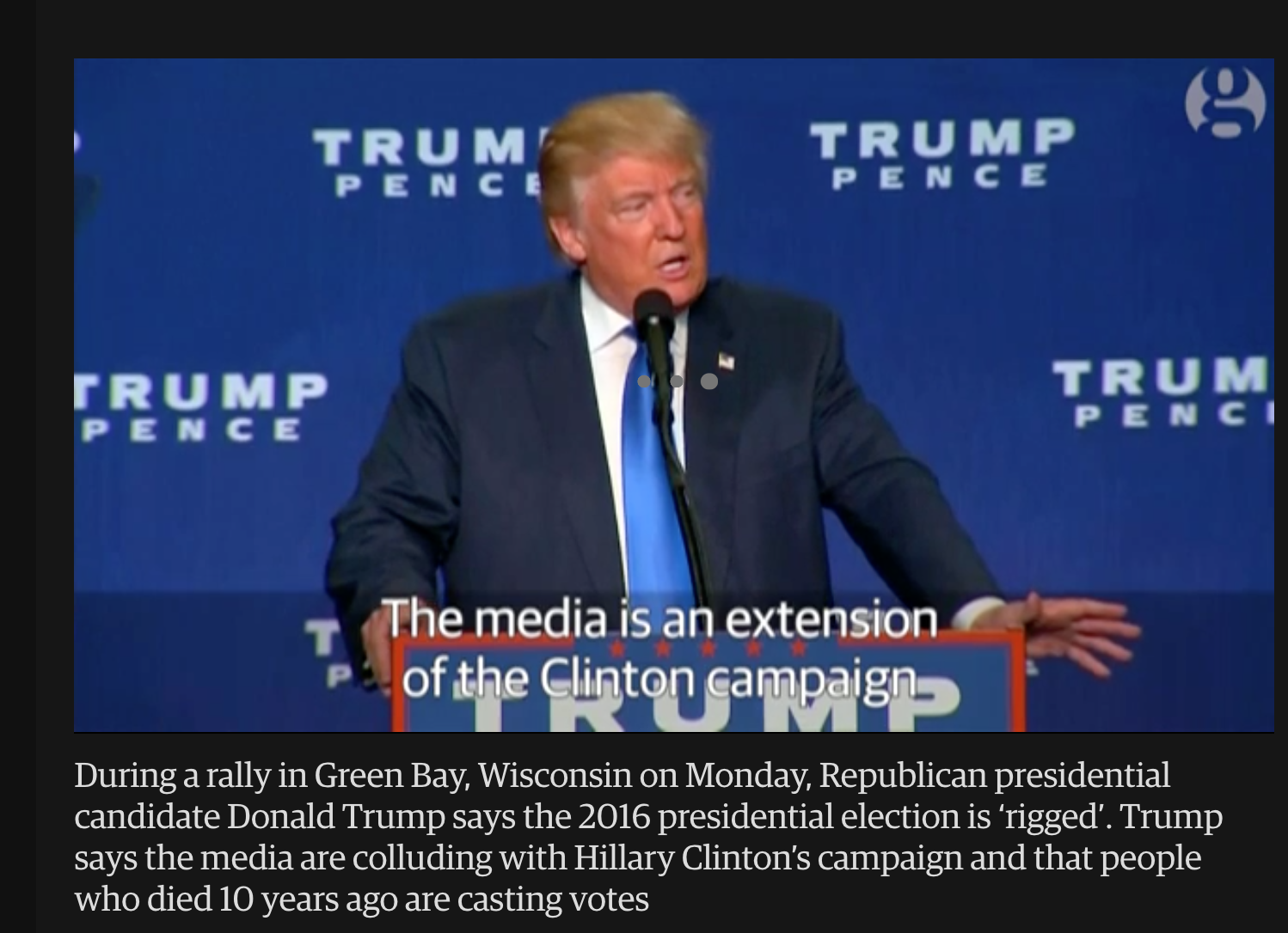 Trump election rigged